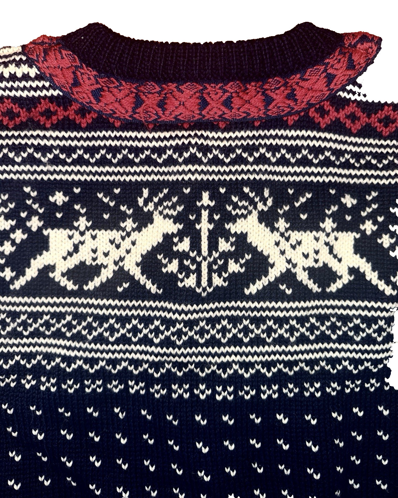 Vtg DALE of NORWAY Nordic SWEATER 100% Wool 1970s Sz 38 S Buckles CARDIGAN Cabin