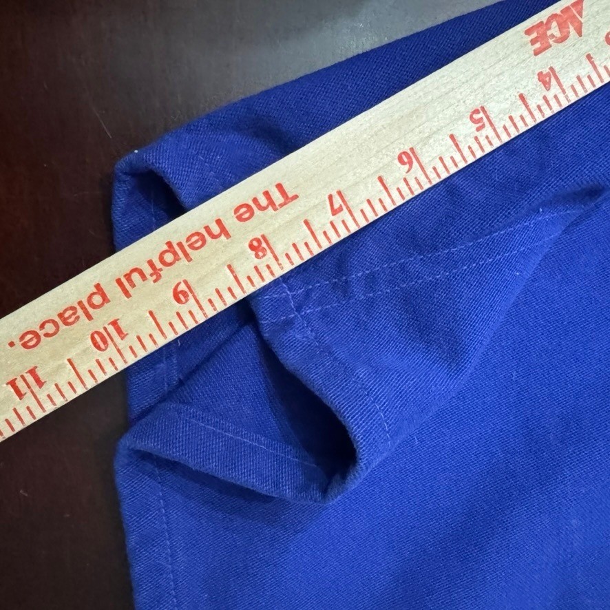 Marithe Francois Girbaud Vintage Royal Blue Denim Shorts Women 16 High Waist 90s
