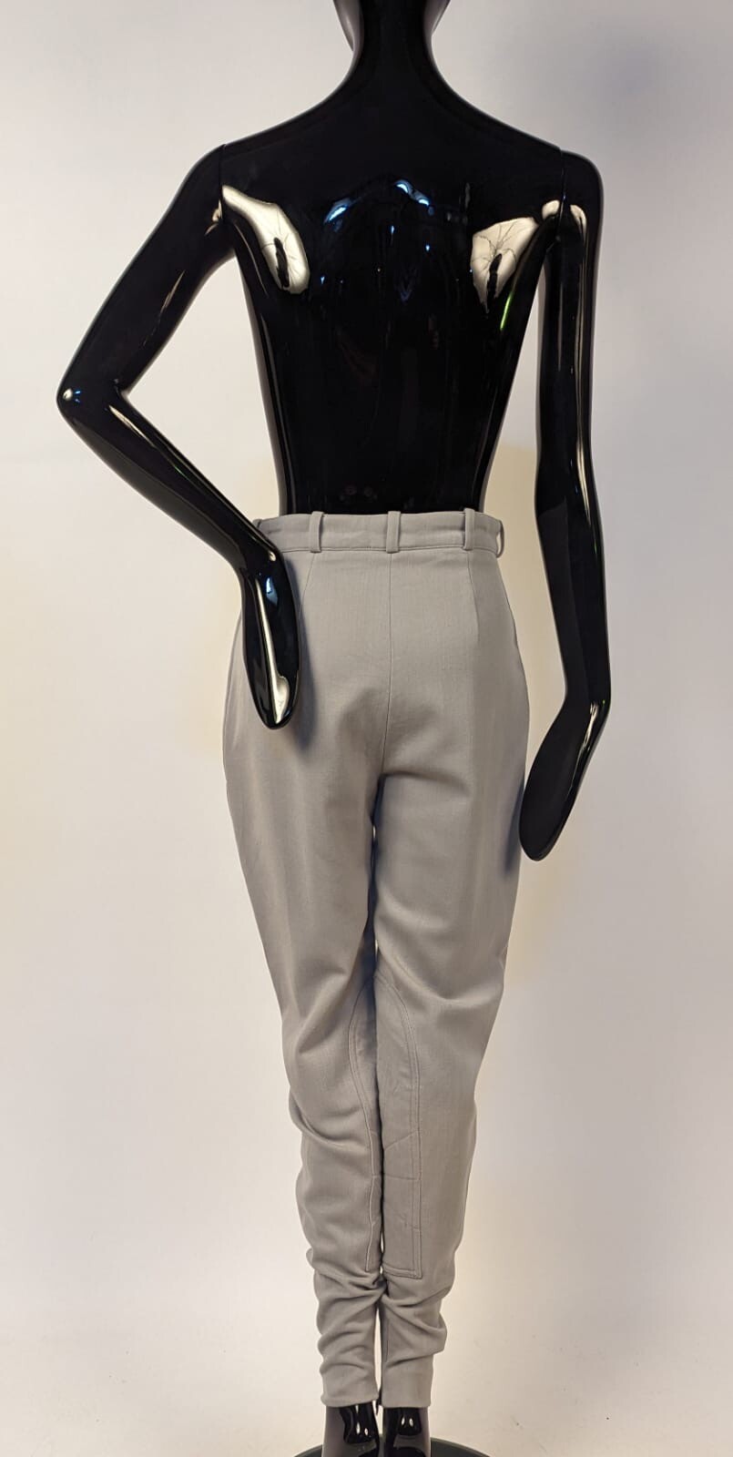 VINTAGE DOVE GREY HERMES – PARIS RIDING PANTS SIZE 36