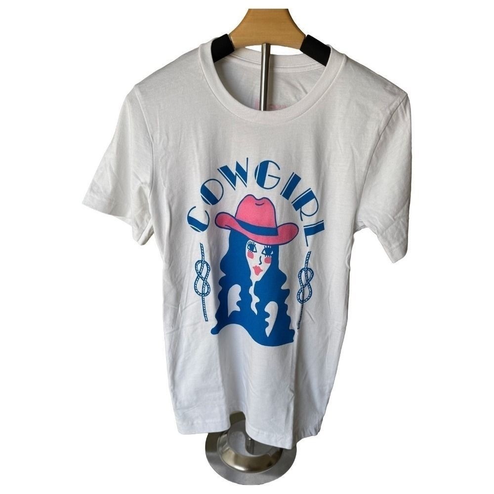Vintage, Modern Western Saloon Era, Graphic T Cowgirl Dollie Retro NWT Sz Small