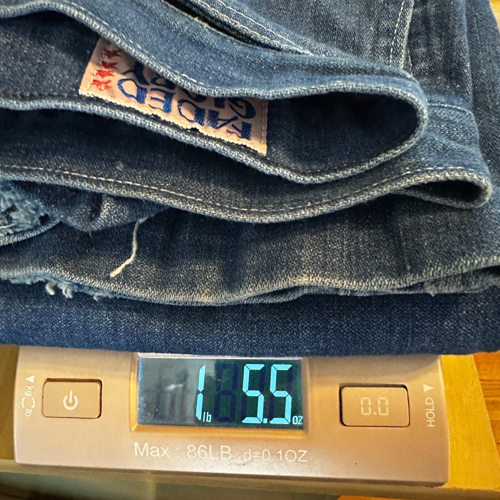 Vintage 70s Faded Glory USA Made Flare Jeans Sz 7 28 | High Rise Roller Denim