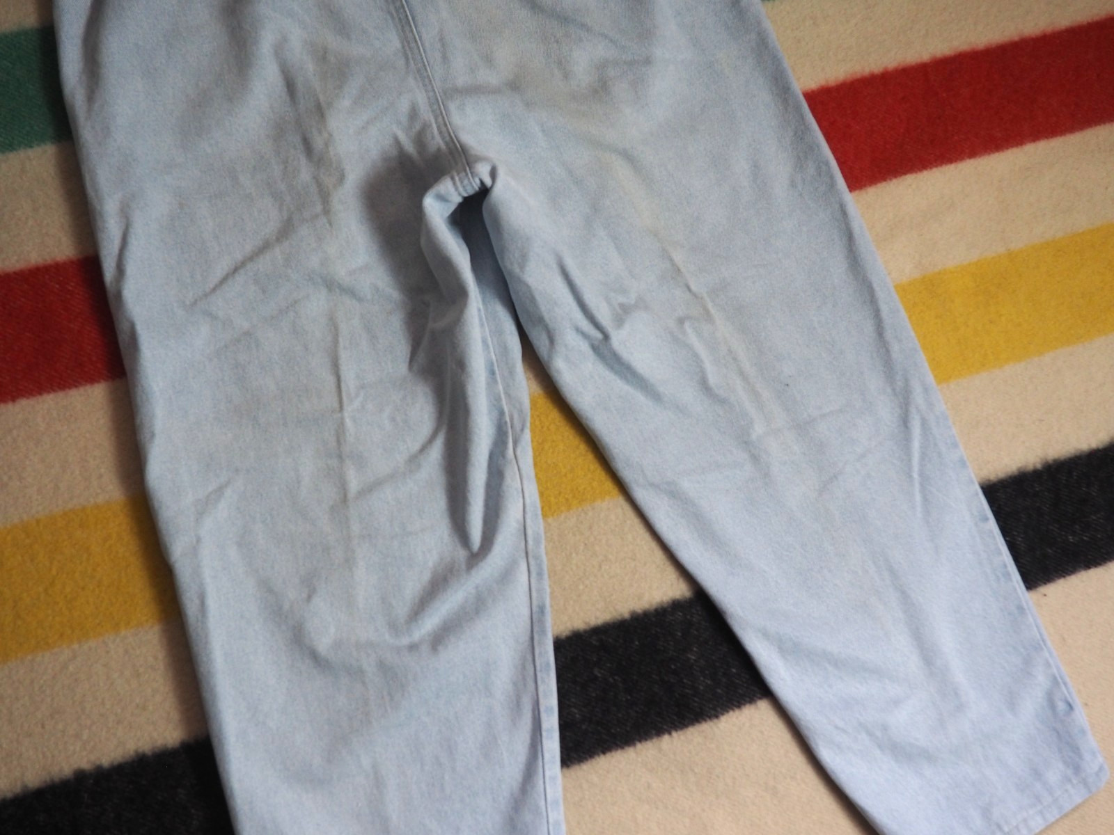 VTG 80s 90s Jordache Light Wash High Waist Mom Western 36×27 Blue Denim Jeans