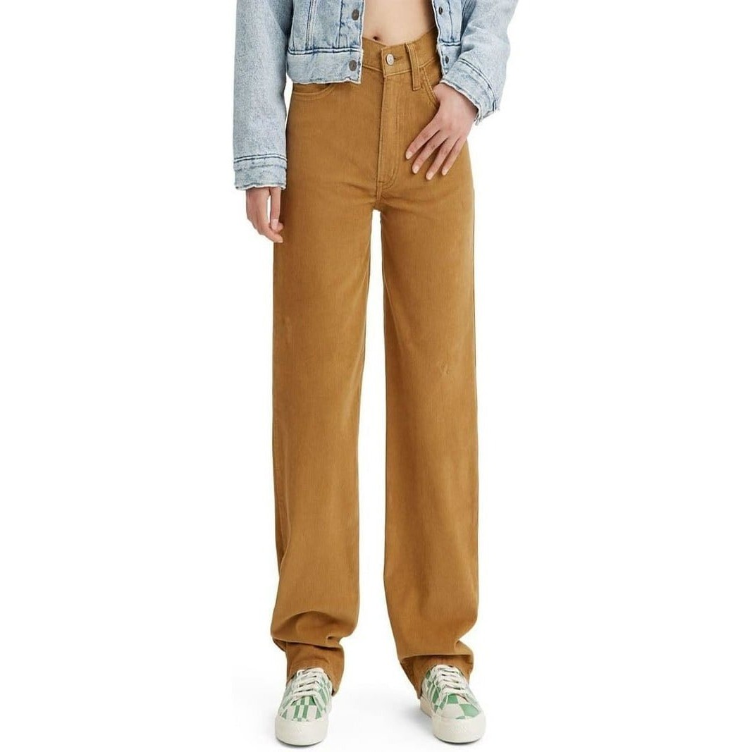 Levi’s ’94 Baggy Corduroy Pants Camel Brown High Rise Wide Leg Size 27