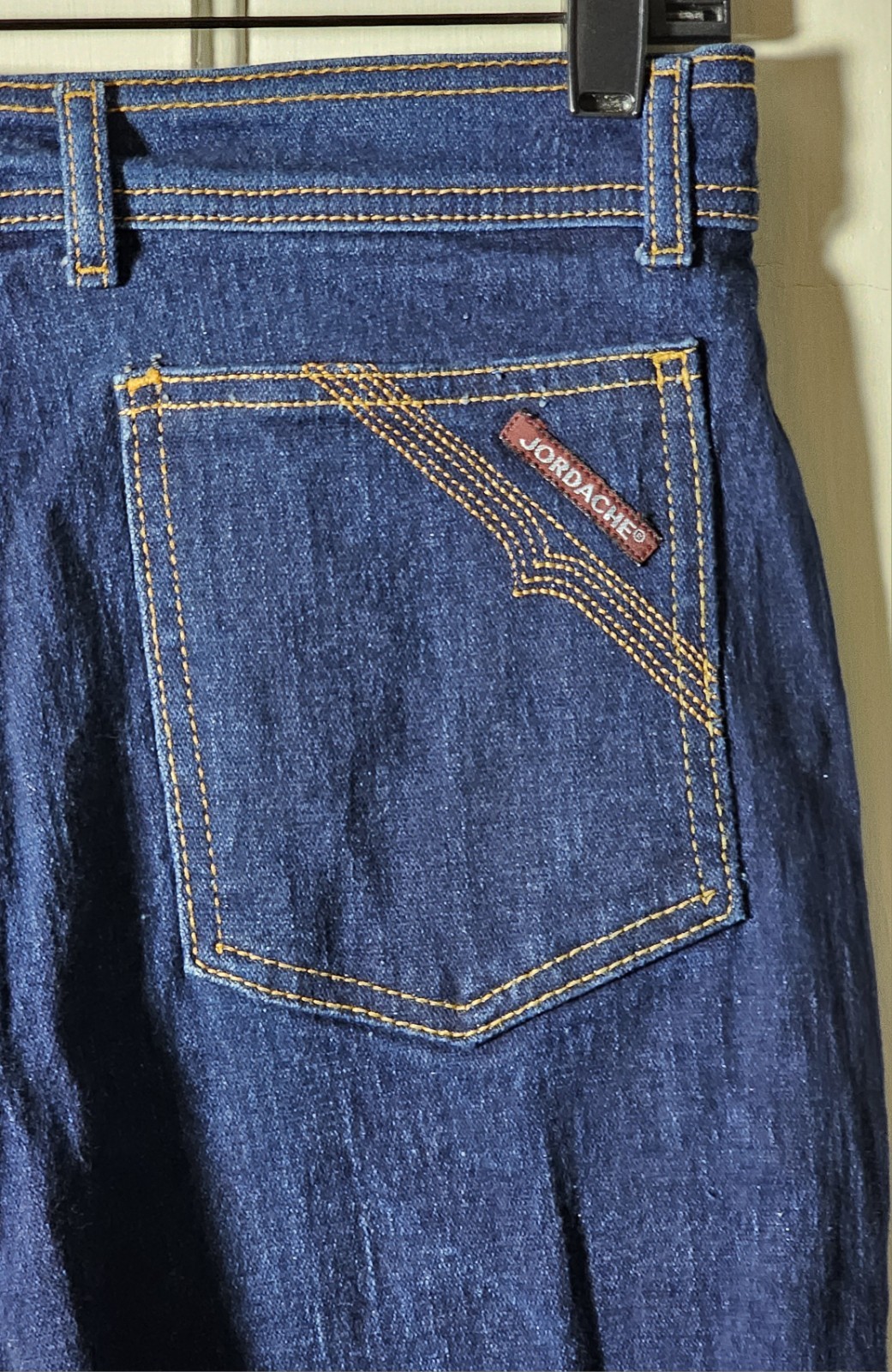 VTG 80’s Jordache Jeans Women Size 12 29×32 Dark Blue Denim Horse Head Retro Mom