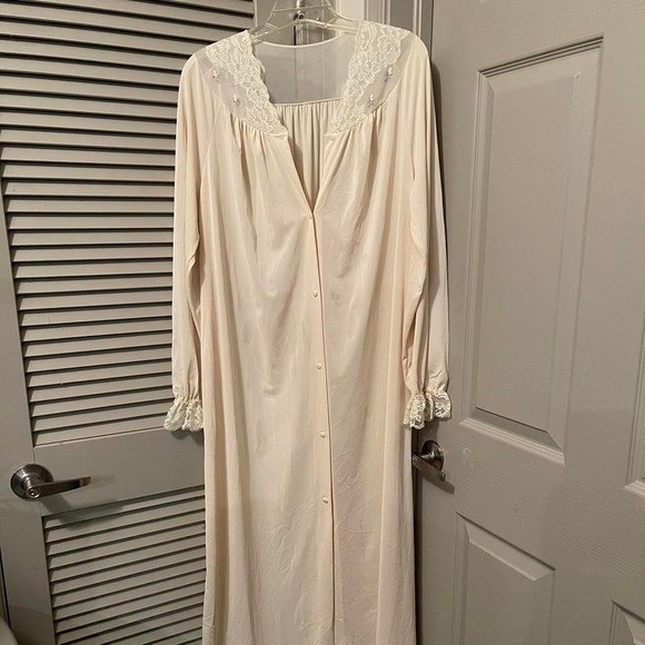 Vintage Nighgown Cottagecore Lace Pink Coquet Whimseygoth Dress