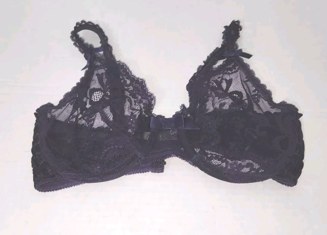 Vintage Victoria’s Secret Gold Label Bra 36C Made in USA- NWOT – PURPLE