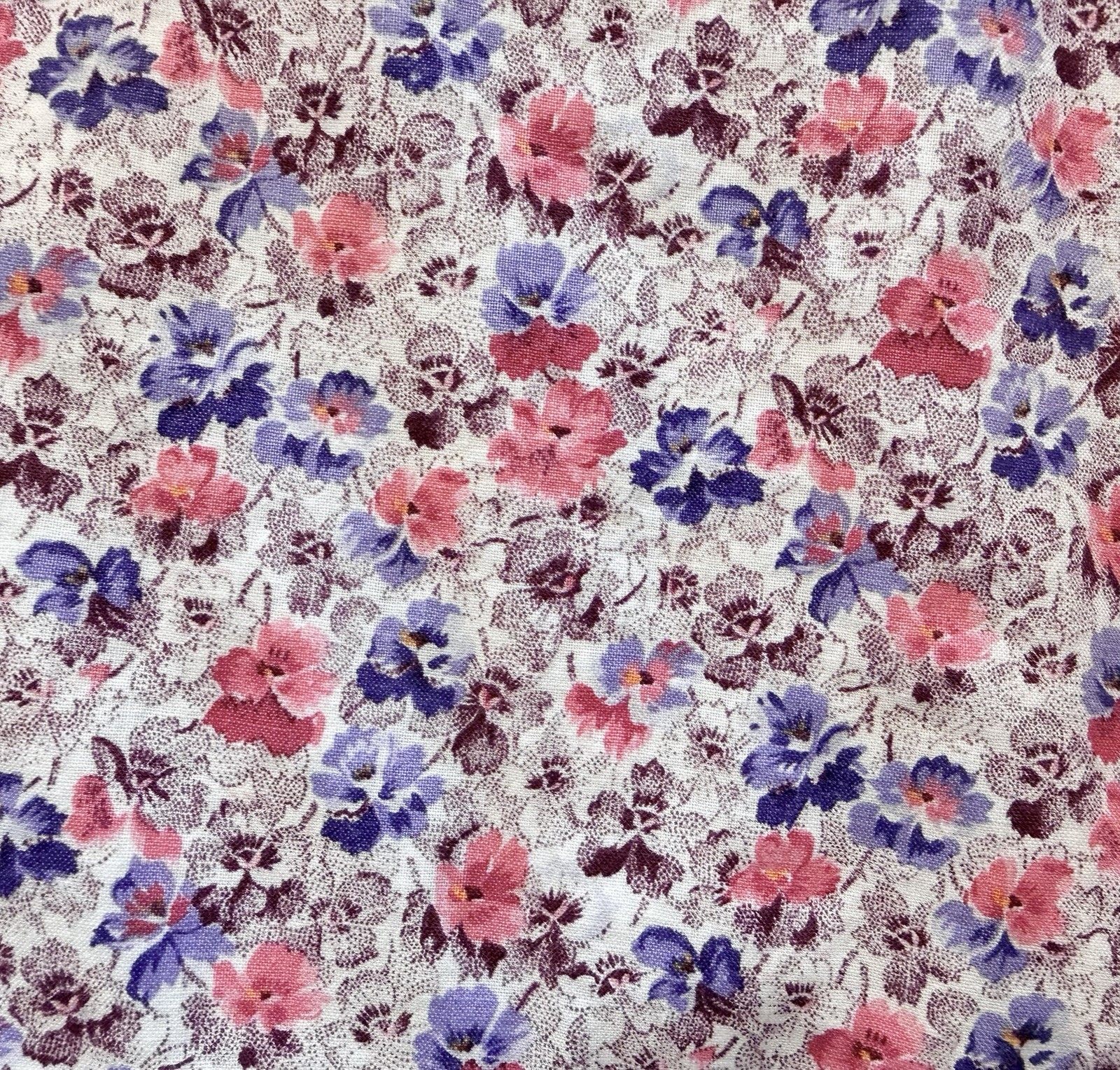 Vtg 70s Handmade Prairie Skirt Midi Layered Floral Cottage S/M Modest Feminine