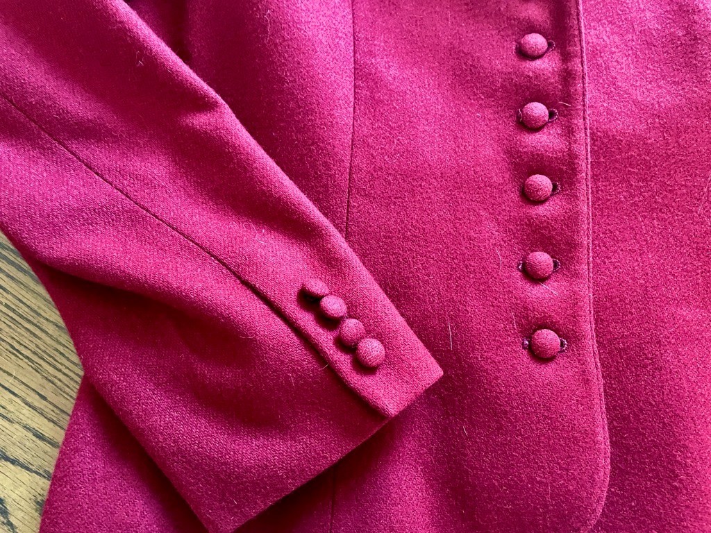 Vintage Handmacher Early 1980s Fitted Wool Suit – size 10