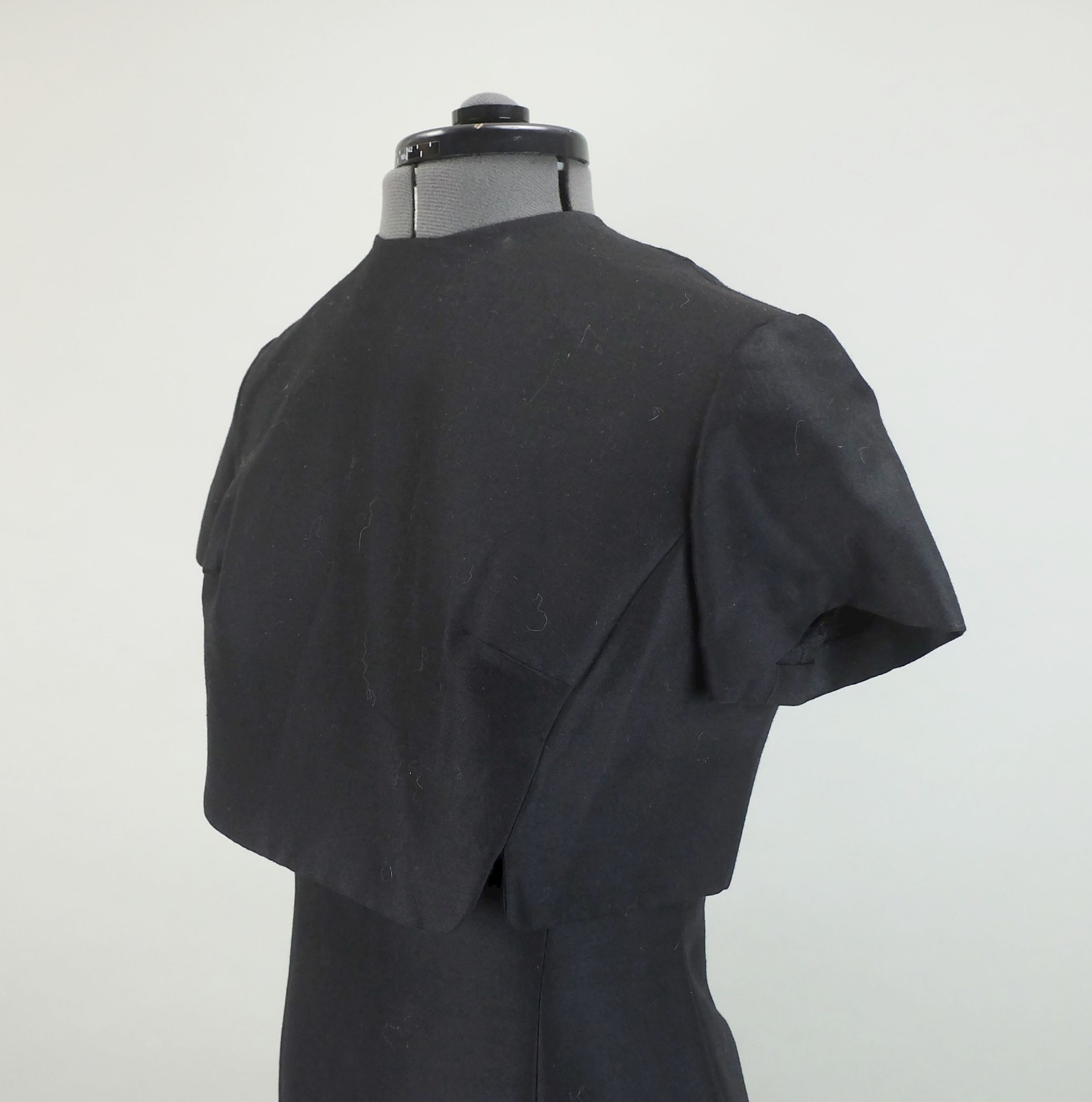 Vintage 50s Black Dress With Short Jacket Size XS Party Dress