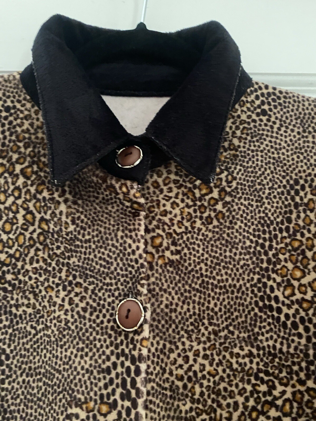 Vintage animal print swing oversized coat jacket soft L-XL perfect condition