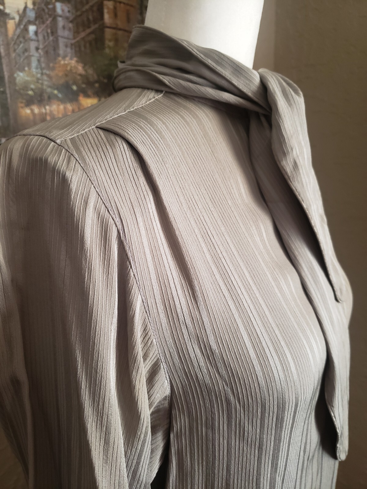 Vintage Silk Midi Dress 40’s/50’s Horchow