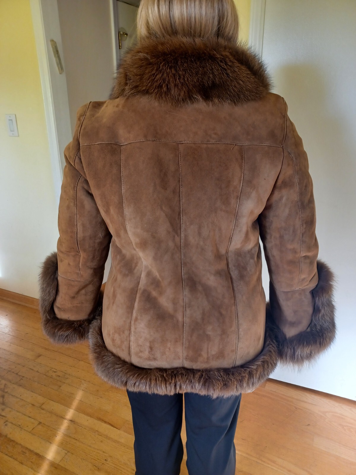 STUNNING SAGA FOX SELECTED LUXURY Pelegrino Italy M-L SIZE