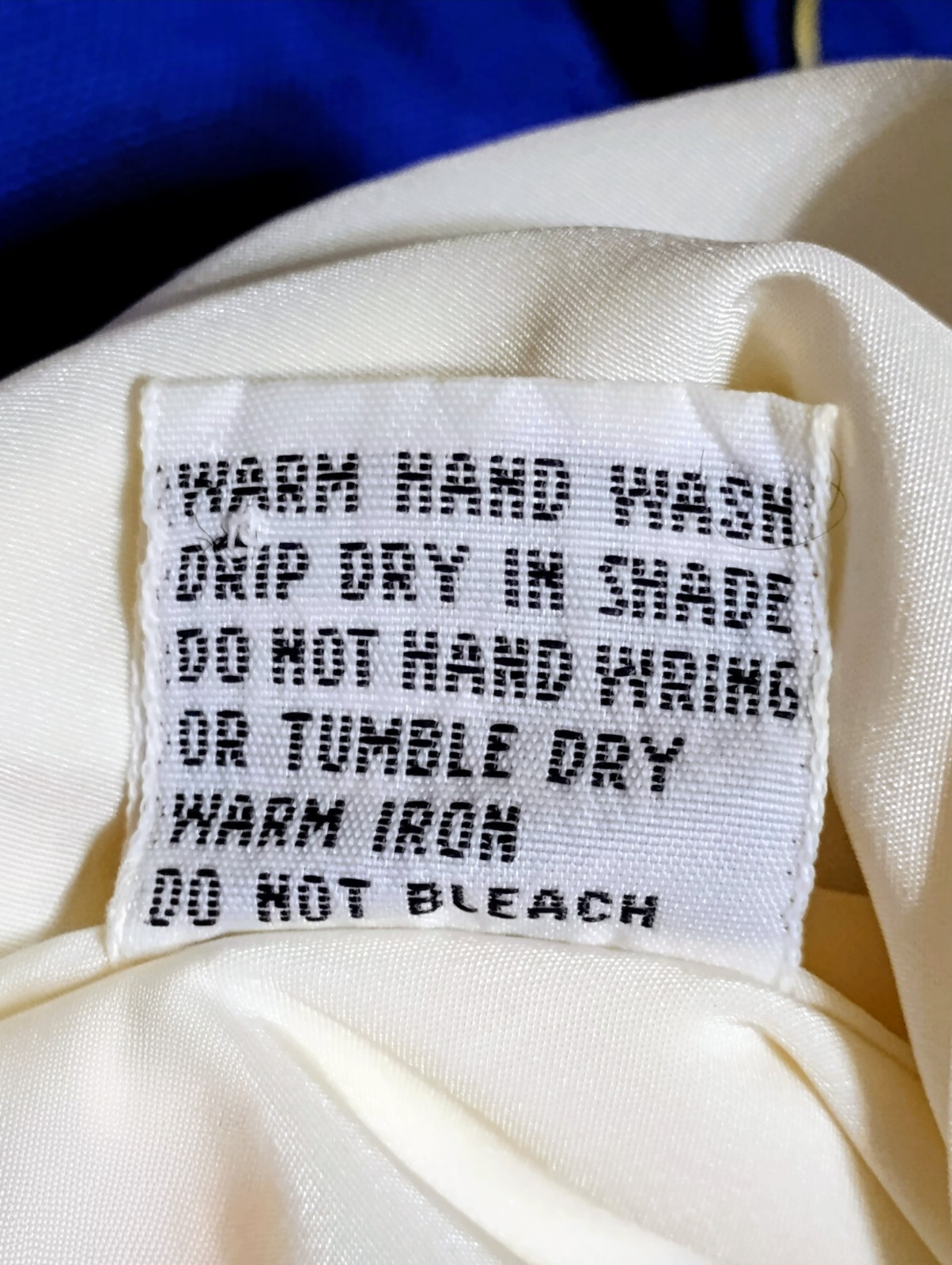 Vintage 80s JACOBSON’S Women’s Ivory Blouse w/ Pleated Wrapped Neckline SIZE 16