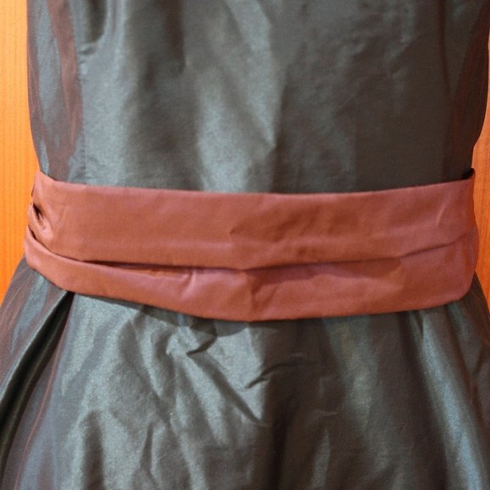Robin Jordan Taffeta Vintage Prom Dress USA Strapless Short Dress 4
