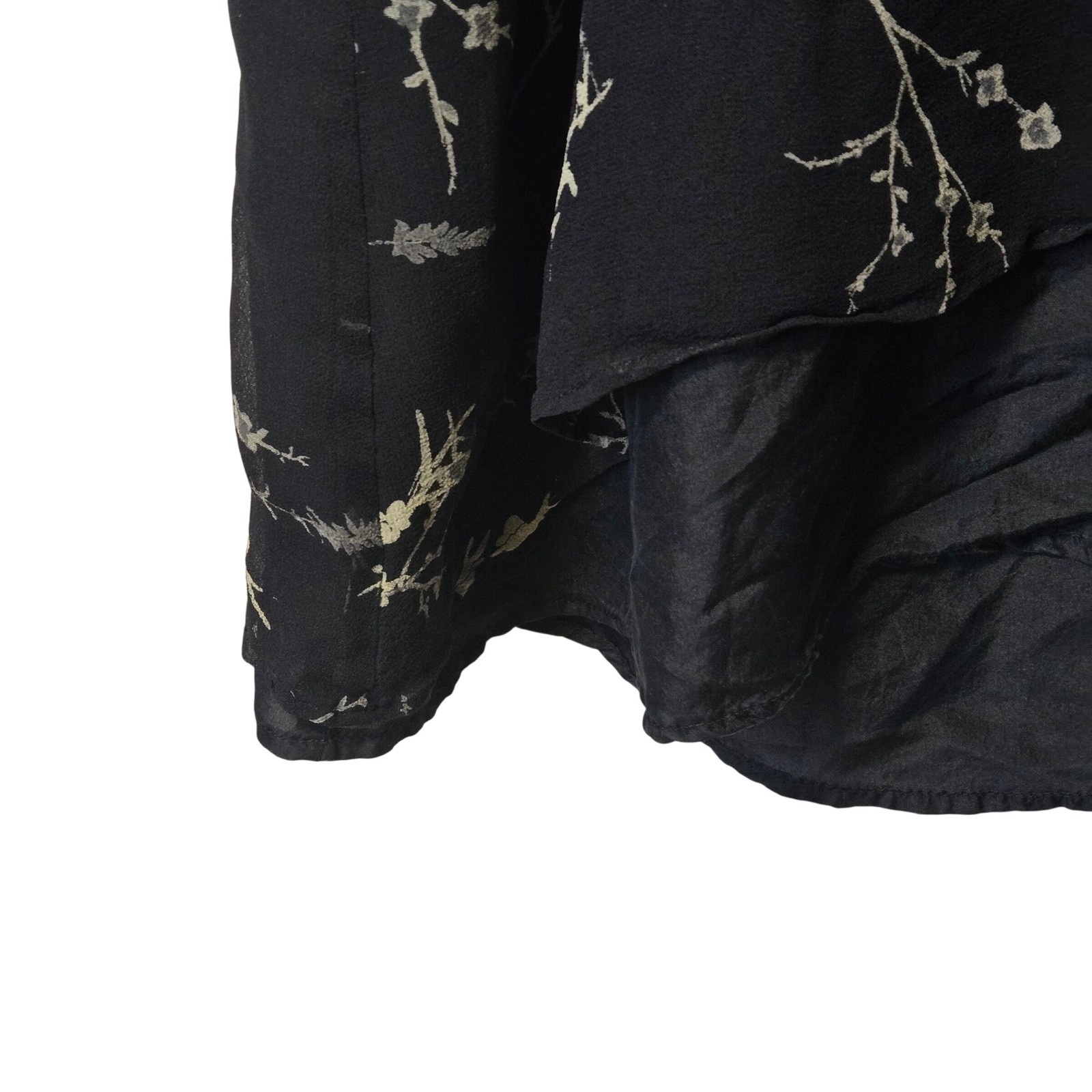 Vintage Emily Spencer 90’s, y2k, 100% silk whimsygoth dark floral maxi dress.