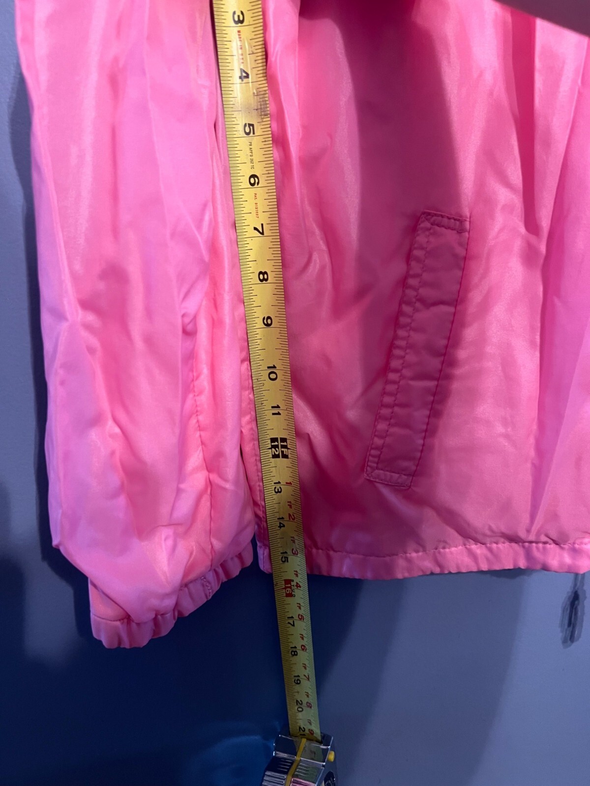 Vintage Windy Weather Women’s Bubble Gum Pink Lined Windbreaker Size Medium