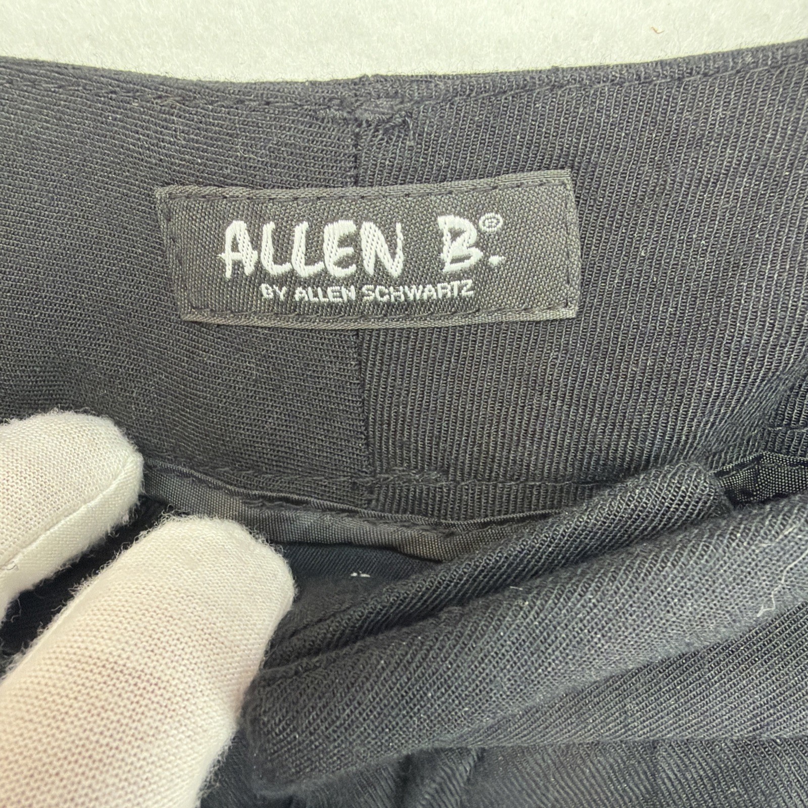 Allen B by Allen Schwartz Pants Women’s Rayon Sz 16 Black With Accent Chain NWT