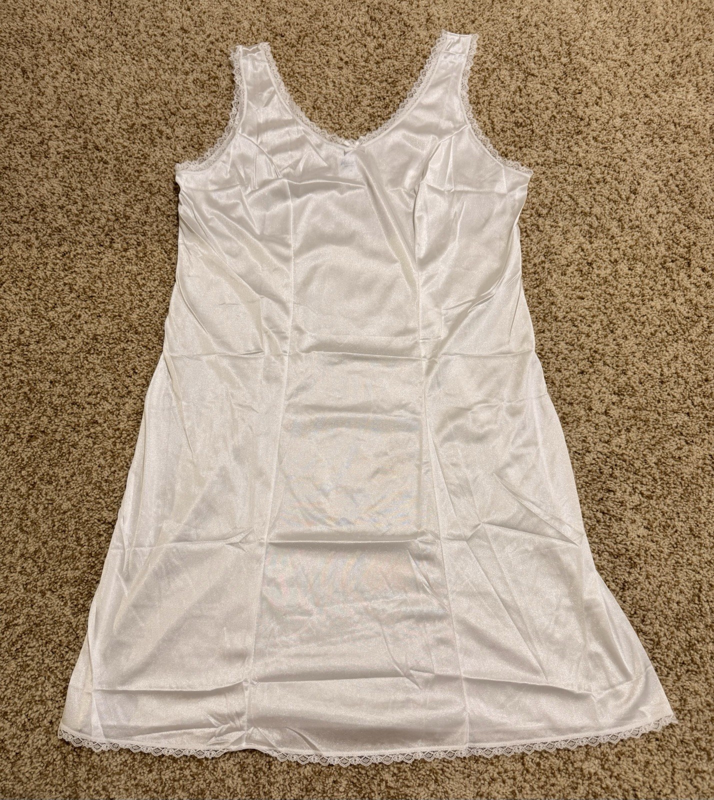 Velrose Women’s Full Slip White Size 38 Nylon