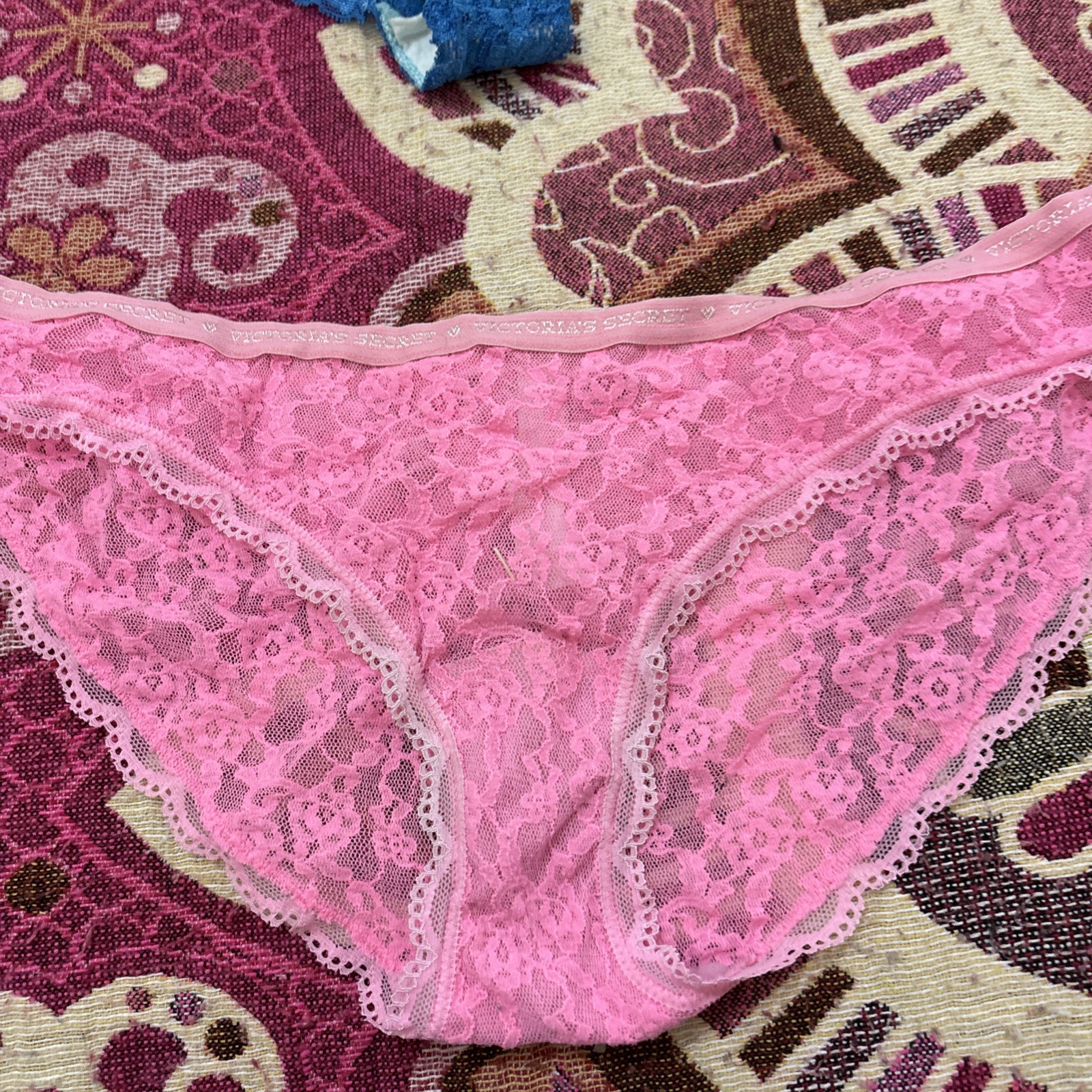 Vintage Lote 5 Pink/victoria Secrets Mic Pantis #005