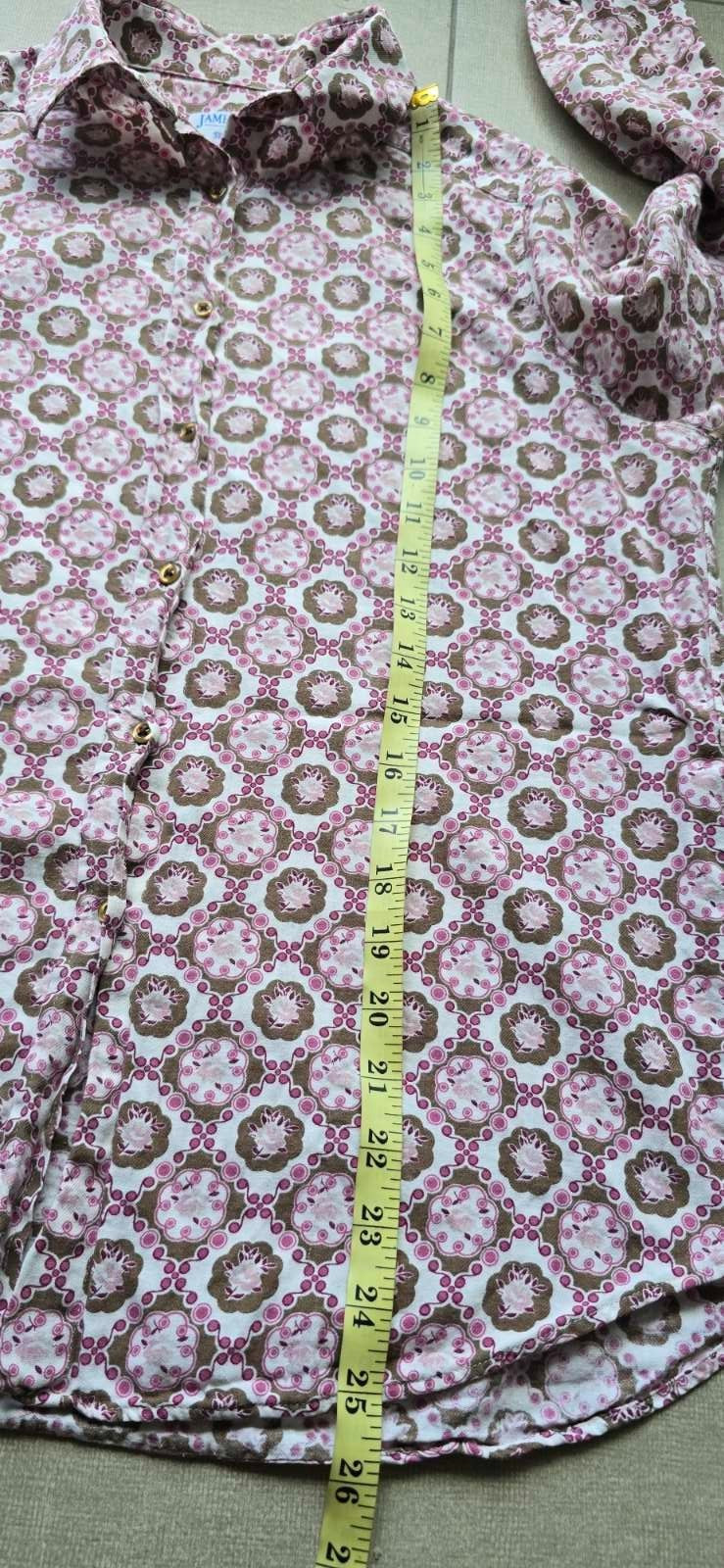 VTG James Meade Liberty Floral Shirt UK 12 Tana Lawn Cotton Long Sleeve Blouse