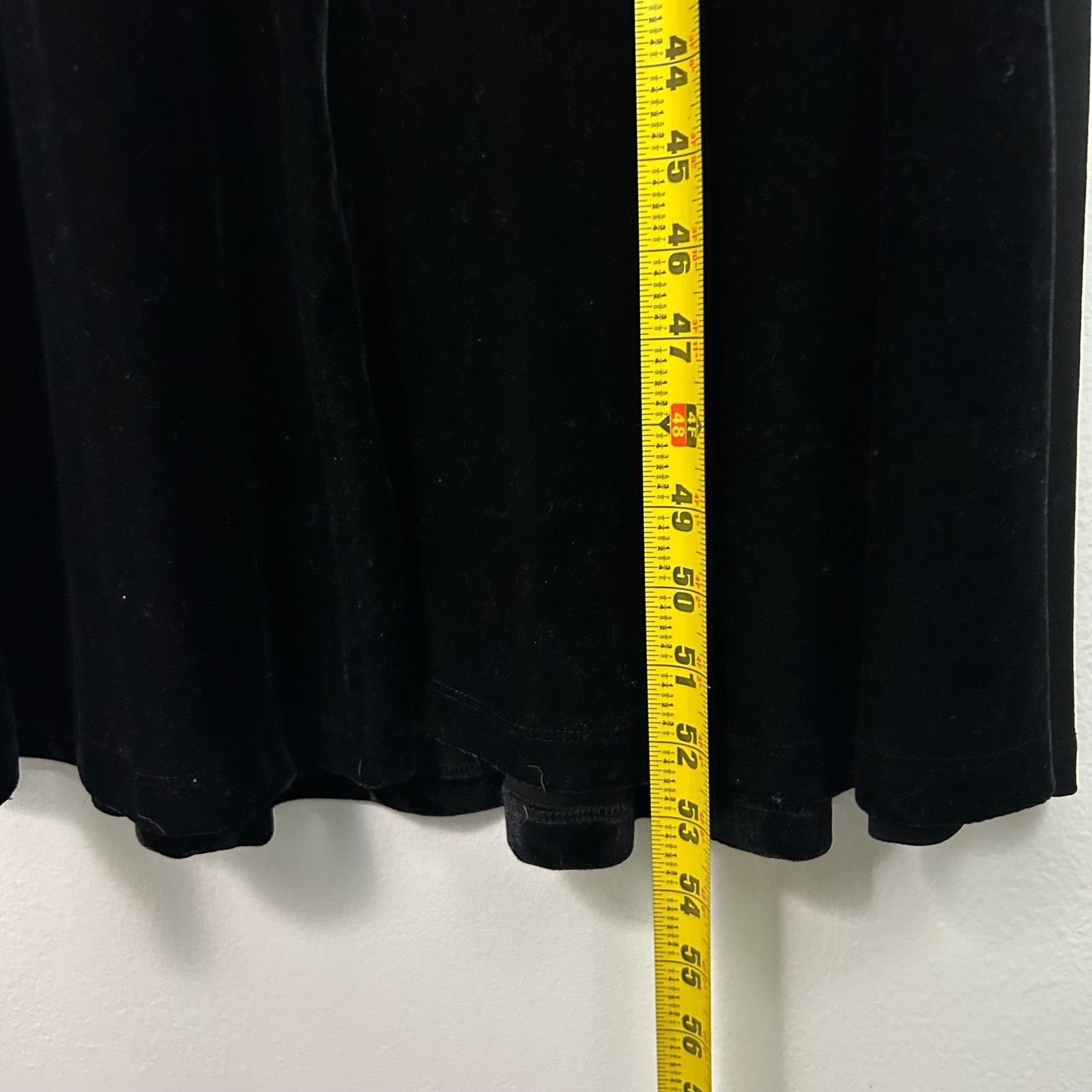 Vintage Velvet Mesh Asymmetrical Maxi Black Dress Cocktail Peep Inc Size Small