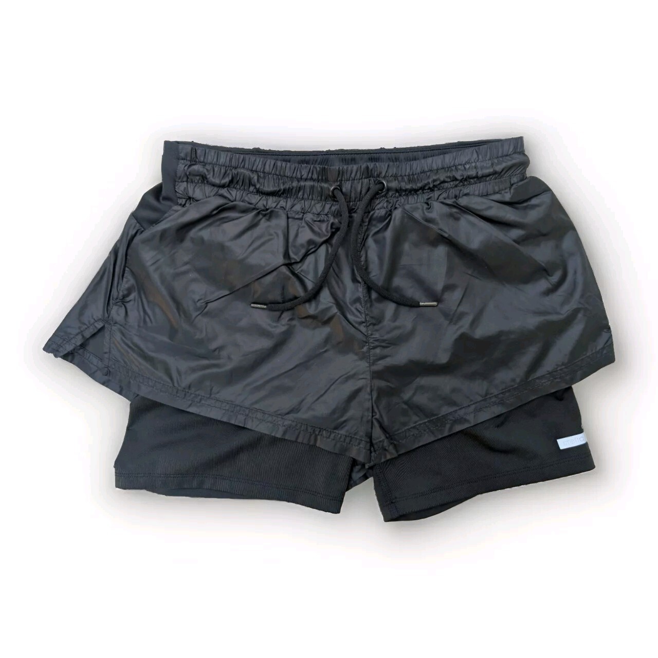 ADIDAS Stella McCartney Glanz Nylon Shorts Running Womens Gym S Vintage Sports