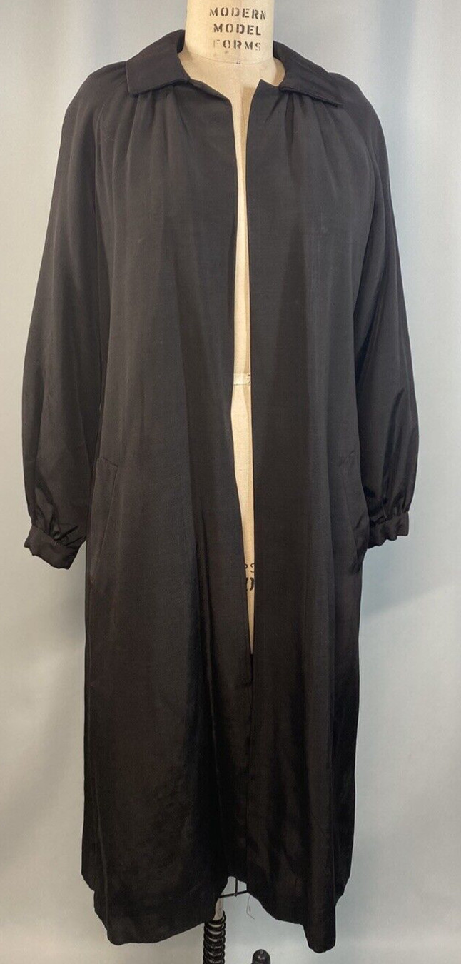 Vintage Coat SIZE SMALL TO MEDIUM navy blue wool lined 40s 50s classic