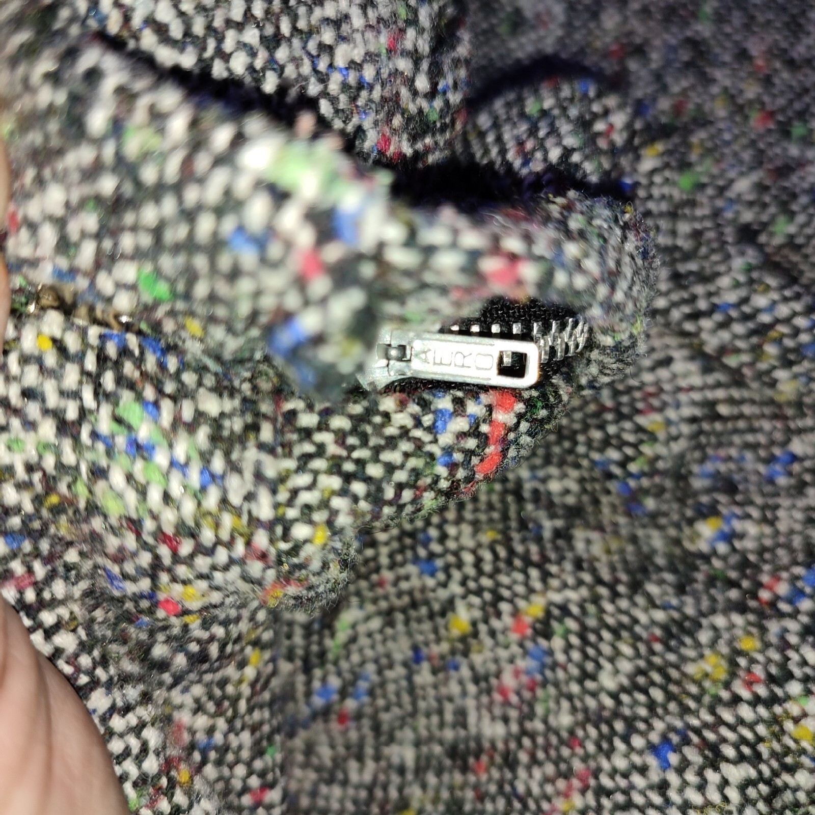 Vintage Happy Legs Peddle Pusher Pants Rainbow Tweed 28” Very Rare