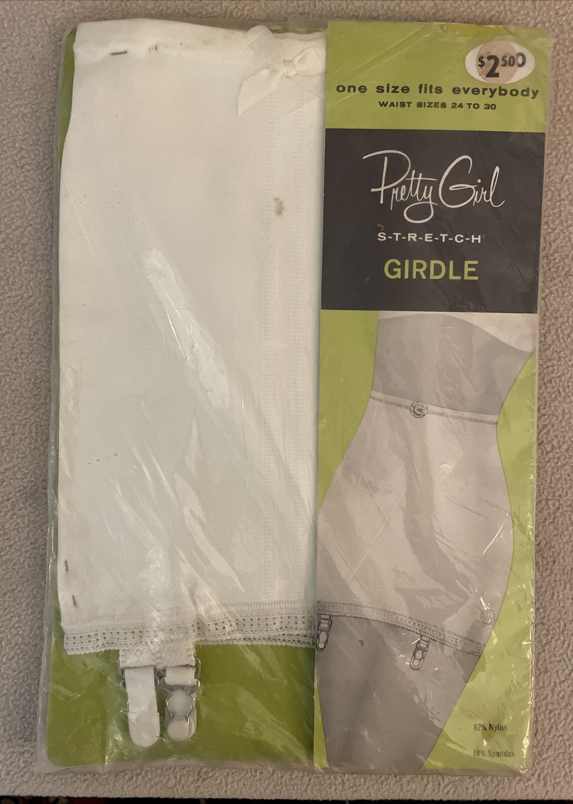 Vintage ‘Pretty Girl’ S-T-R-E-C-H Girl’ with Garters Waist Sizes 24 to 30 USA