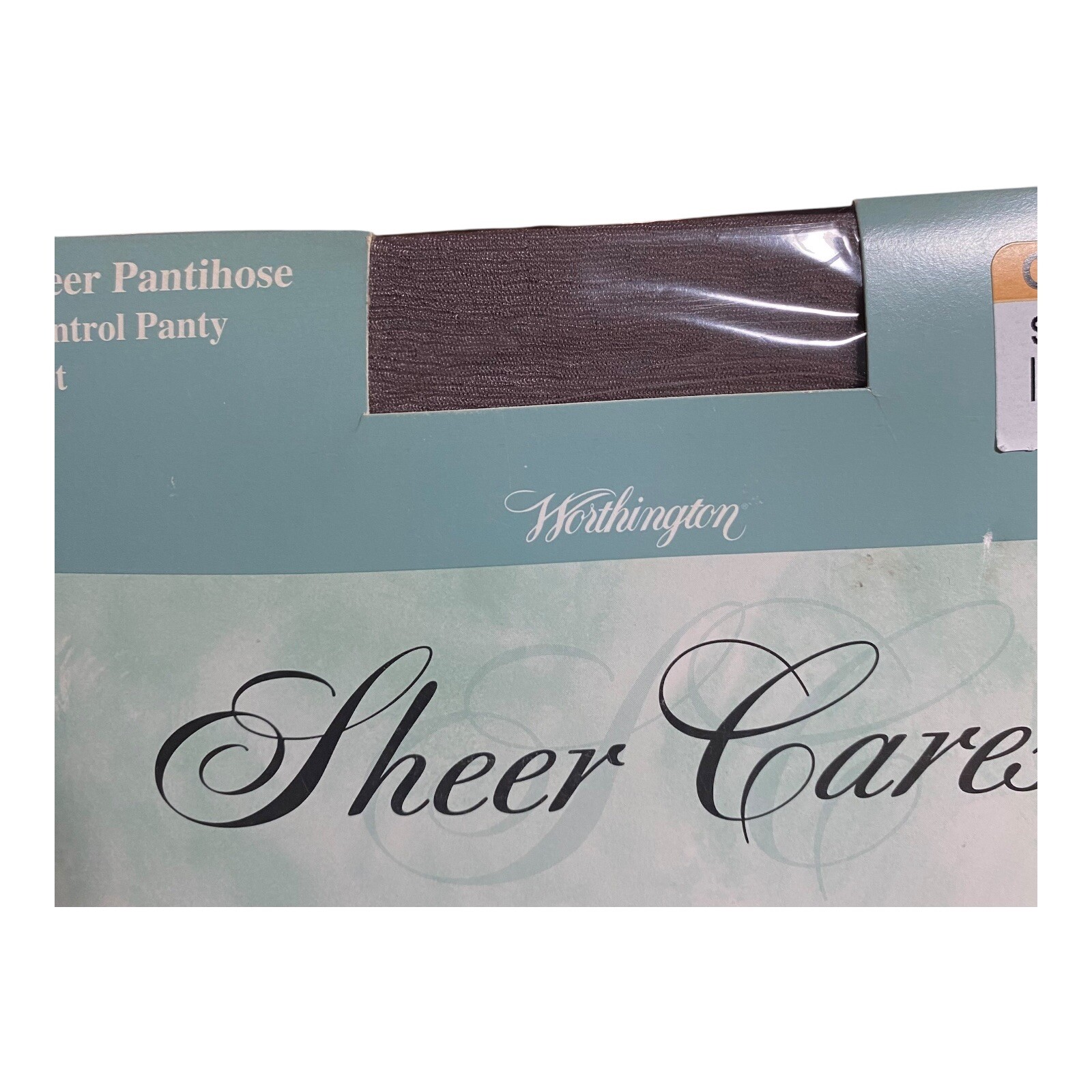 Wellington Sheer Caress Control Top Pantyhose Queen Short Smoke Grey 88 NOS