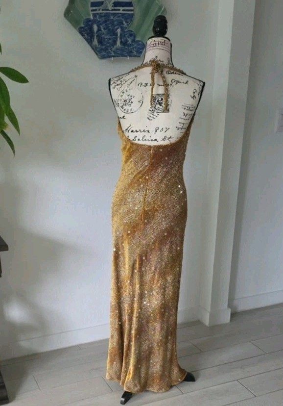 1970s Victoria Royal by Mary Bays Evening Gown