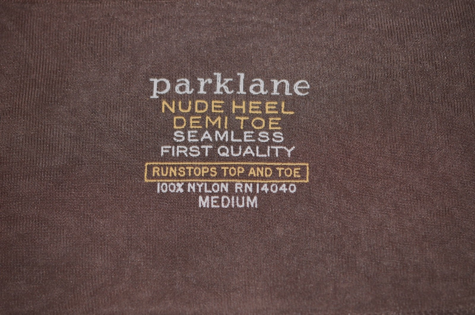 Vintage Parklane Nylon Stockings Size 9 1/2, 4 Pair