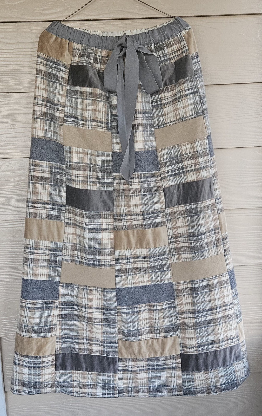 Vintage 70s Patchwork Maxi Skirt Size. by Mr. Hank Cottagecore Free People Style