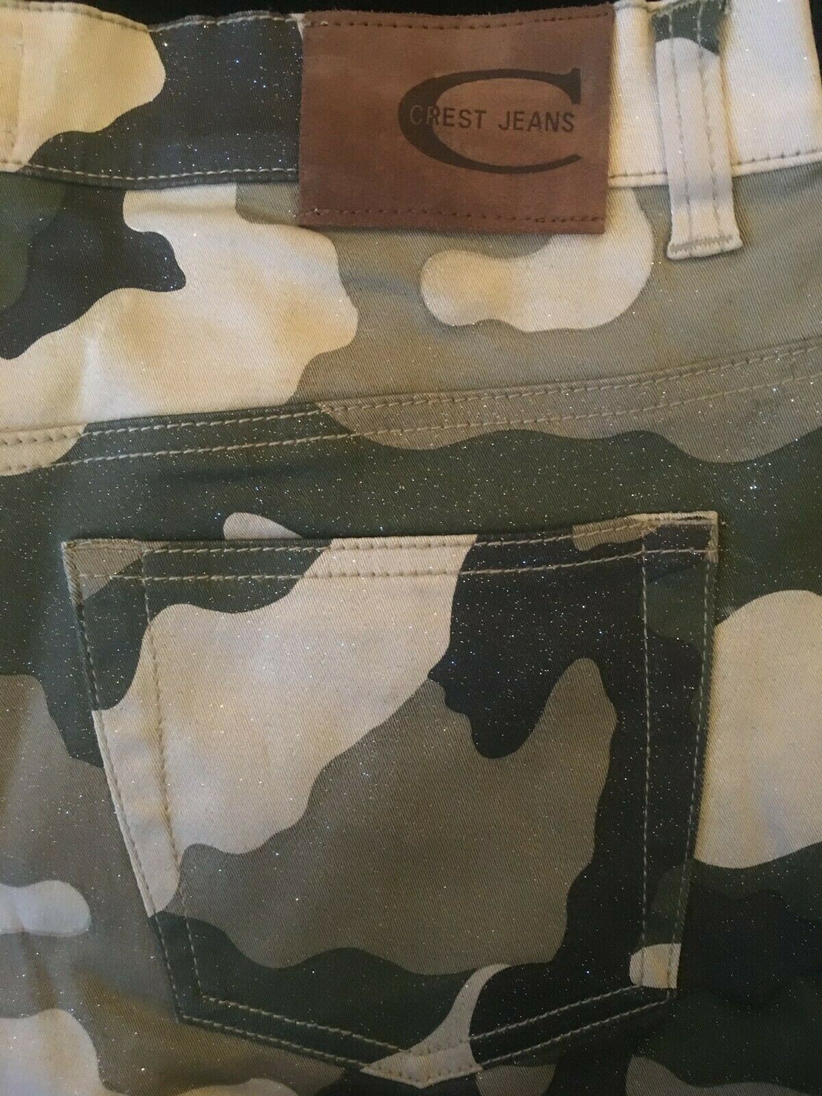 CAMO VINTAGE CREST JEANS SIZE 13/14