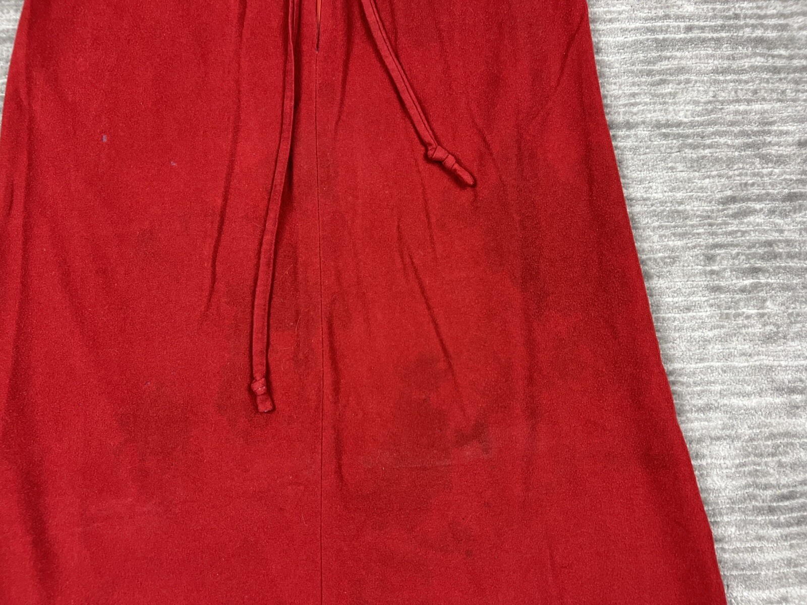Vintage Plaza 9 Robe Womens Red Loungewear Longsleeve