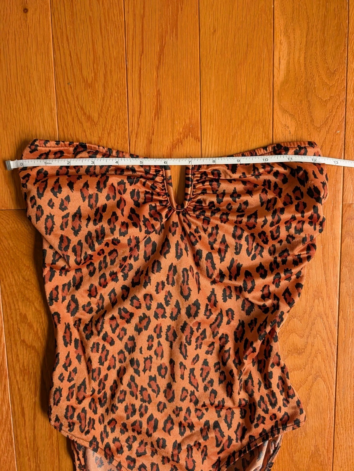Vintage 80s Gottex One Piece Swim Suit High Leg Leopard Print Retro Chic Size S