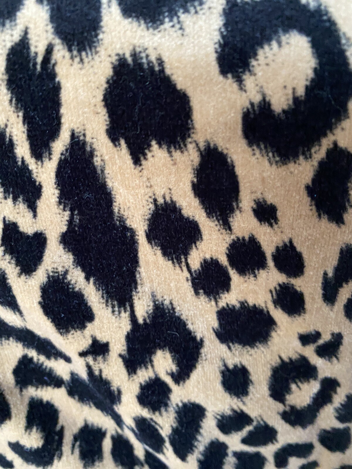 Misty Lane Velvet Cheetah Dress, Size 8, velvet leopard print vintage