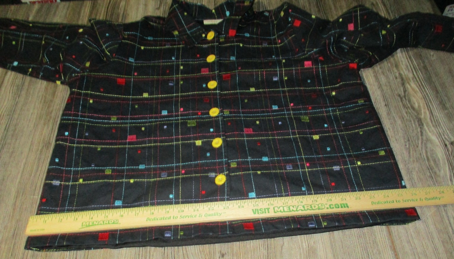 Vintage Studio Works Colorful Blazer Jacket Rainbow 80s 90s Career Office Unique