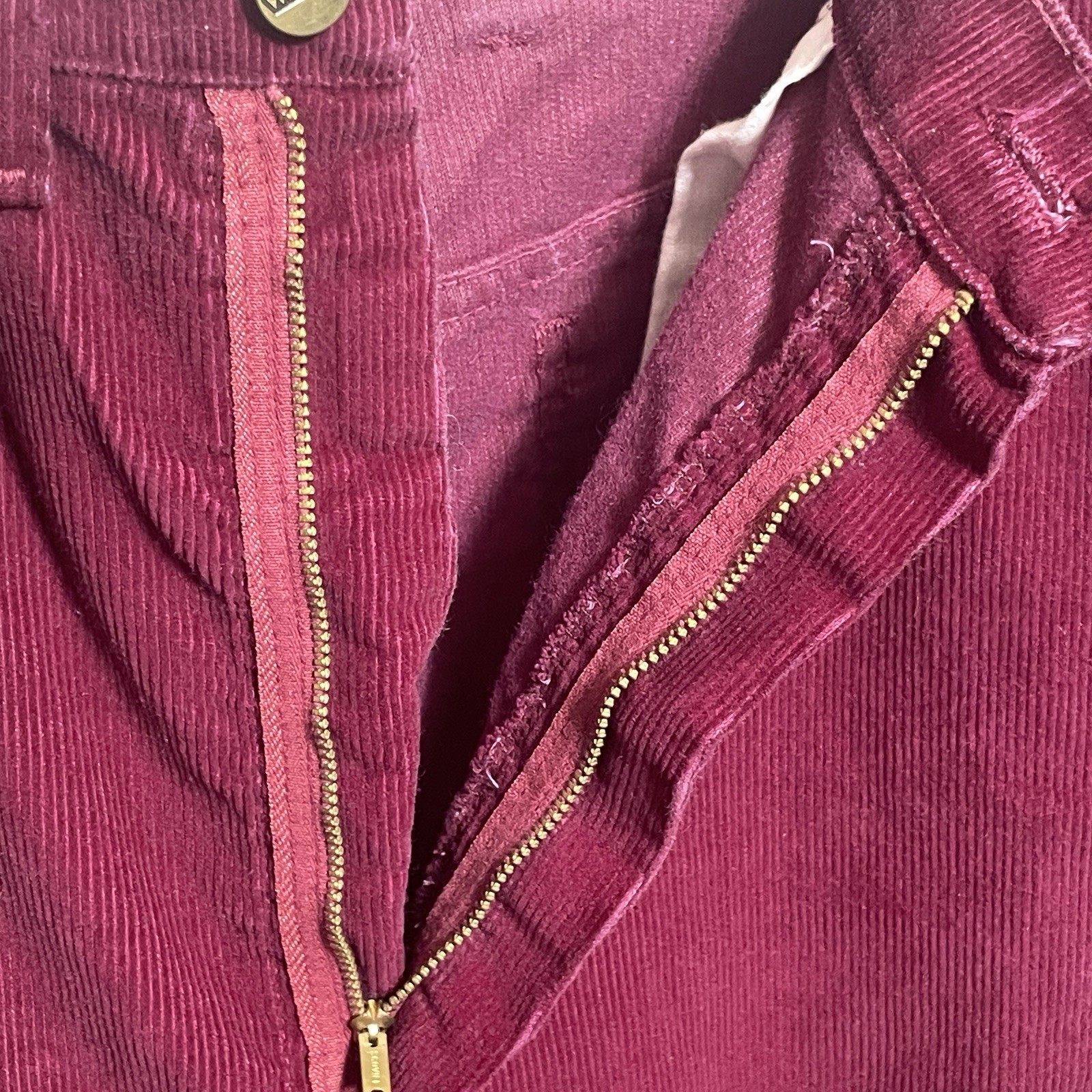 Vintage Wrangler Plum Corduroy Pants Womens 36 X 33 W0425Wn