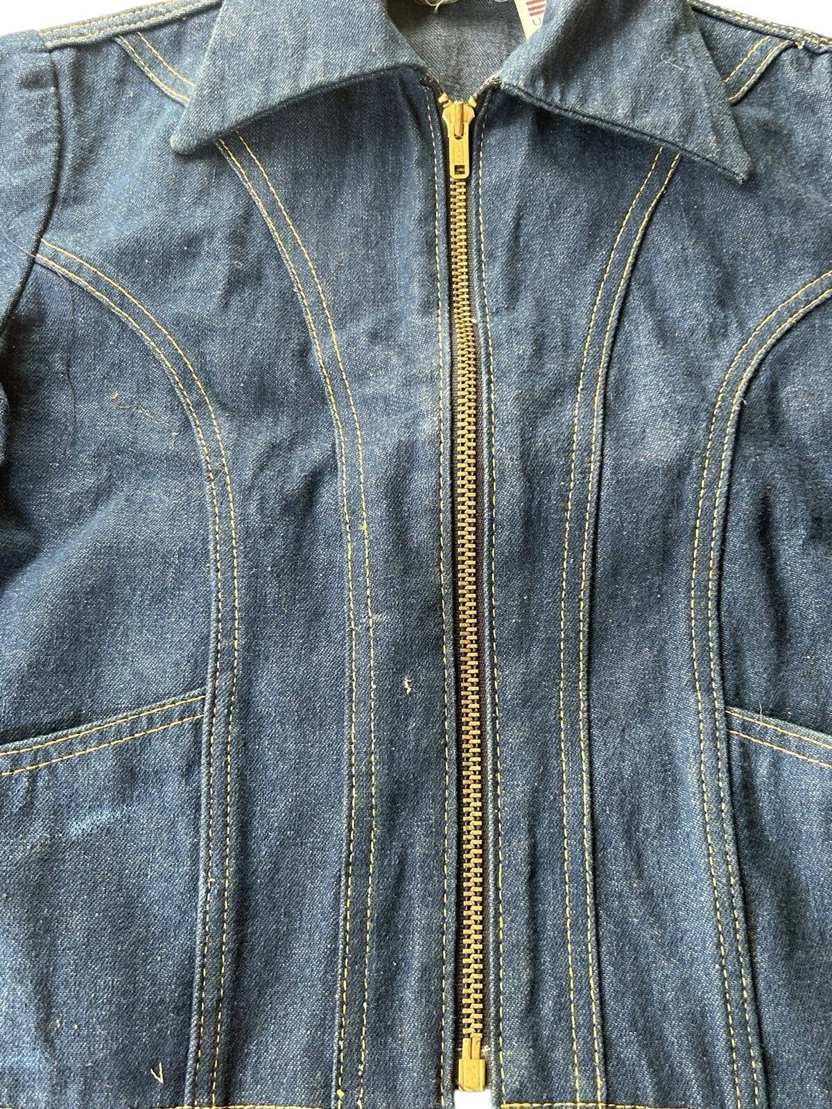 Vintage 70s Antonio Giuseppe Denim Jacket Heckle & Jeckle Terrytoons