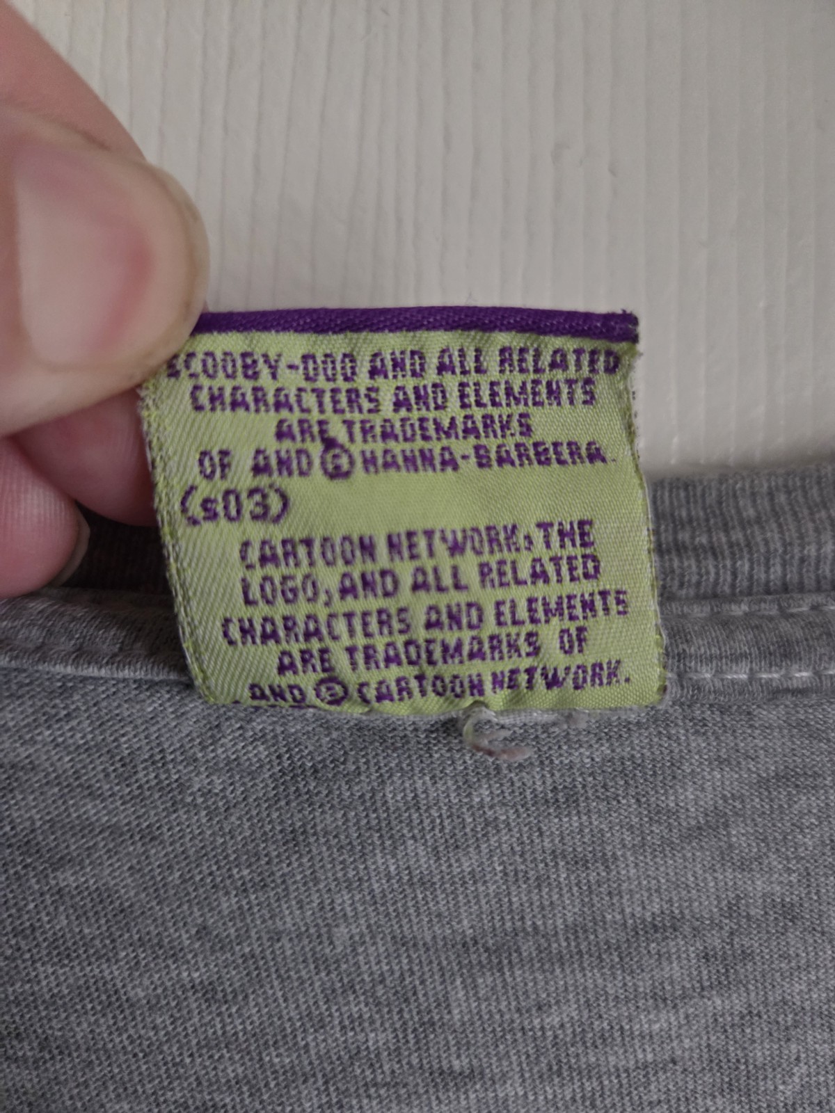 Vintage Cartoon Network Scooby-Doo Woman Double-sided Gray Graphic Top Size 2X