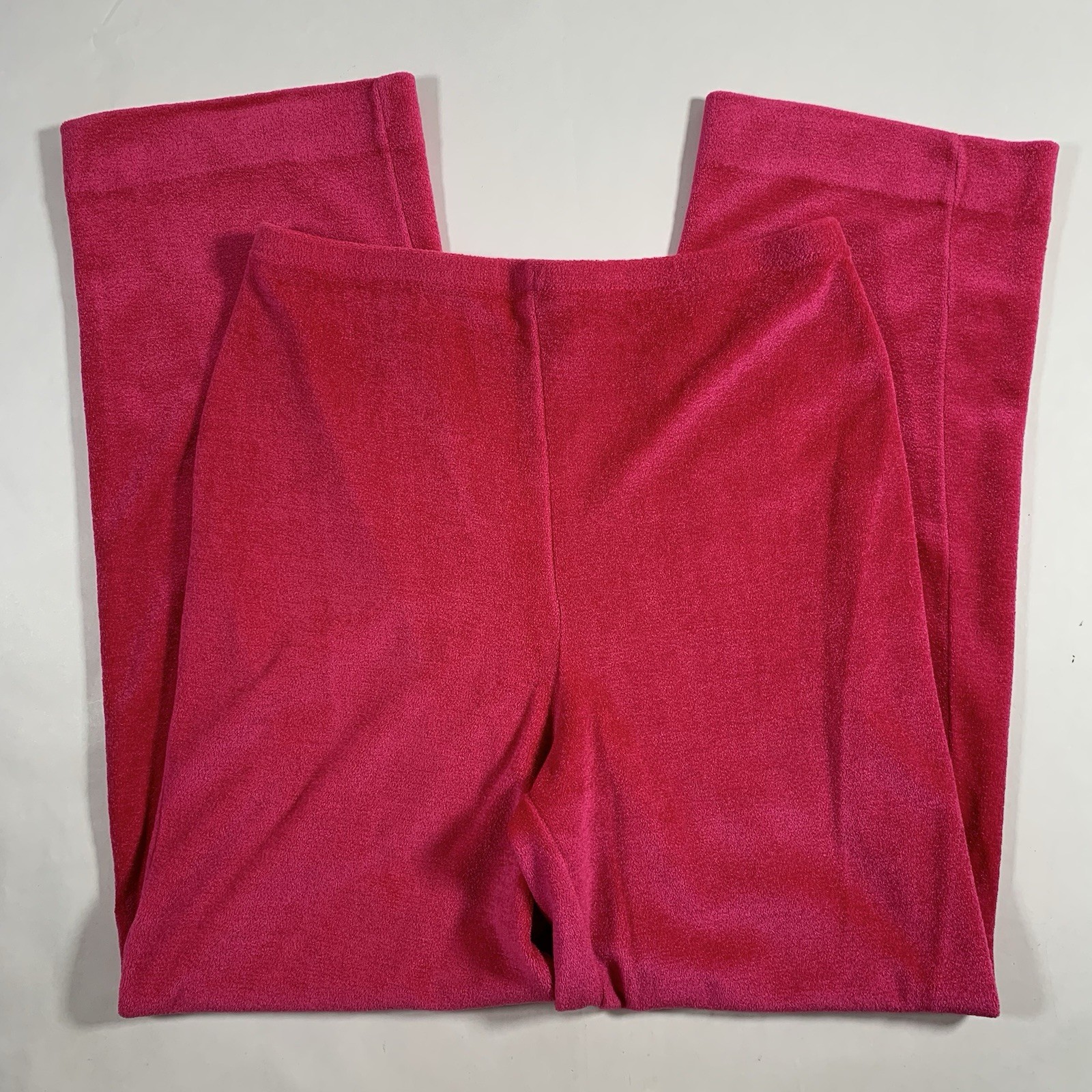 VTG 70s DeWeese Terry Cloth Velour Swim Sweat Suit Set Womens Medium Pool Lounge