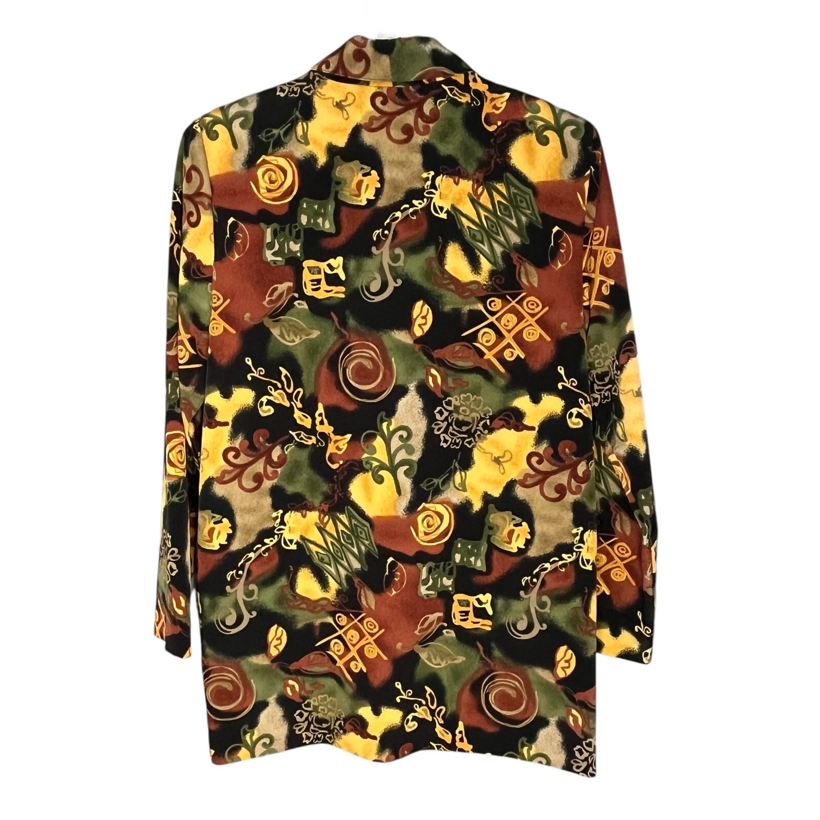 Kensington Square Vintage Women’s 90’s Blazer Polyester Pockets S USA Made