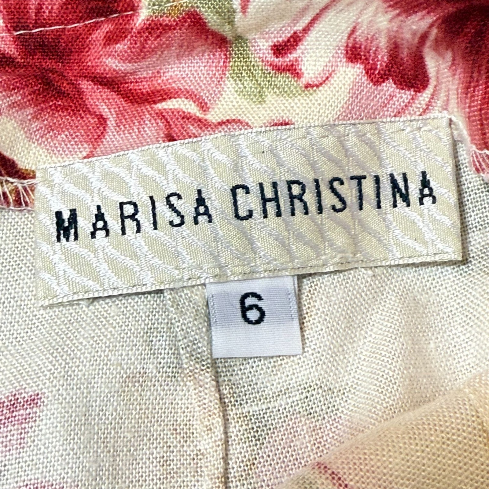 Marisa Christina Floral Culottes Skort Sz 6 Cottagecore Garden romantic
