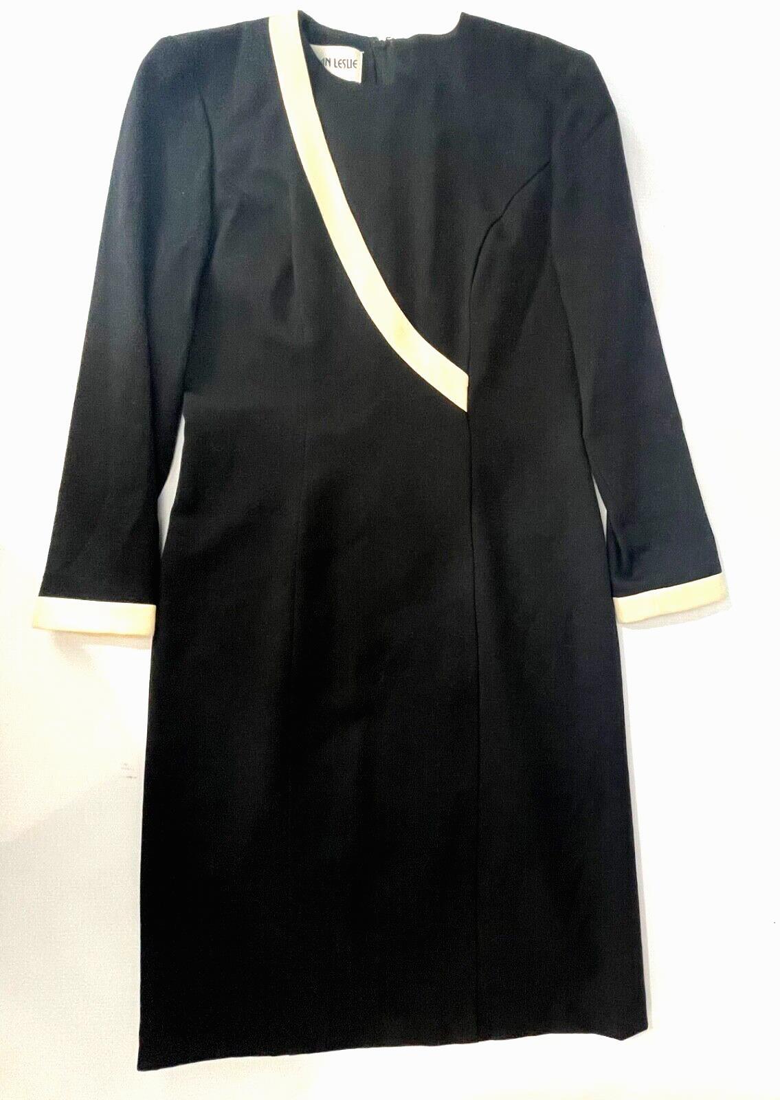 Vintage Korean Joan Leslie Dress Size 6 100% Wool!