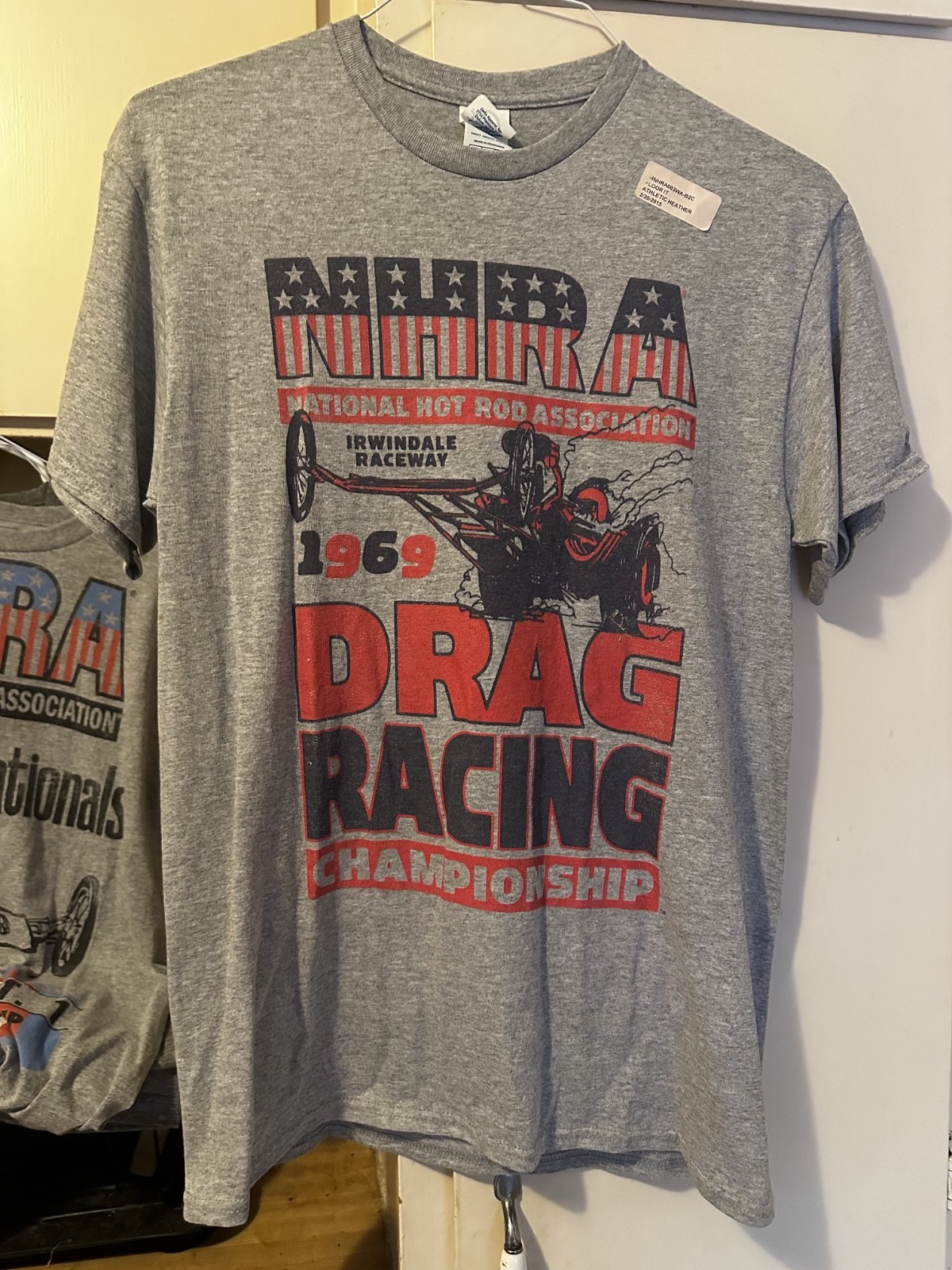 Original Vintage Style NHRA DRAG RACING T-Shirt MEDIUM 2000s DEADSTOCK