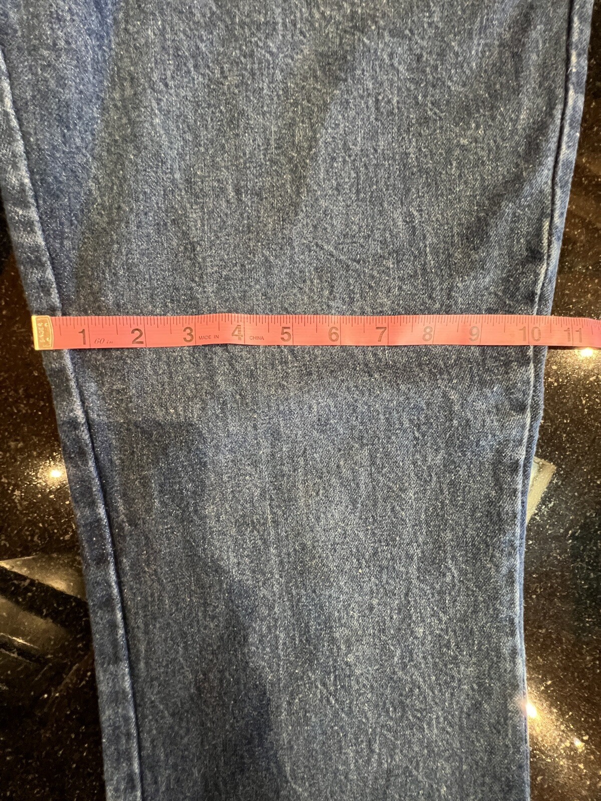 Brittania EL PASO Jeans Leather Patch USA Women Cut A439 Style 6751-2 VINTAGE 14
