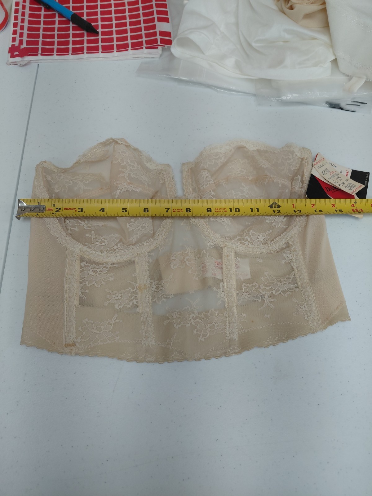 Vintage Backless By Young Smoothie Corset Size 38D