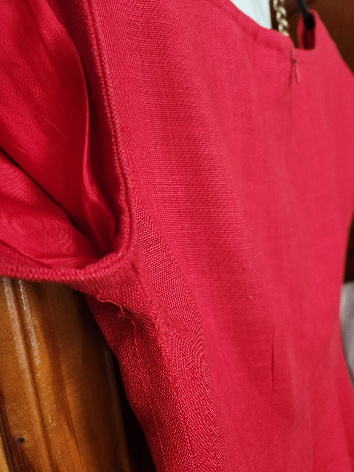 VTG Red Carolyne Roehm Bergdorf Goodman 50s/60s 1950s-1960s Size 10 Dress