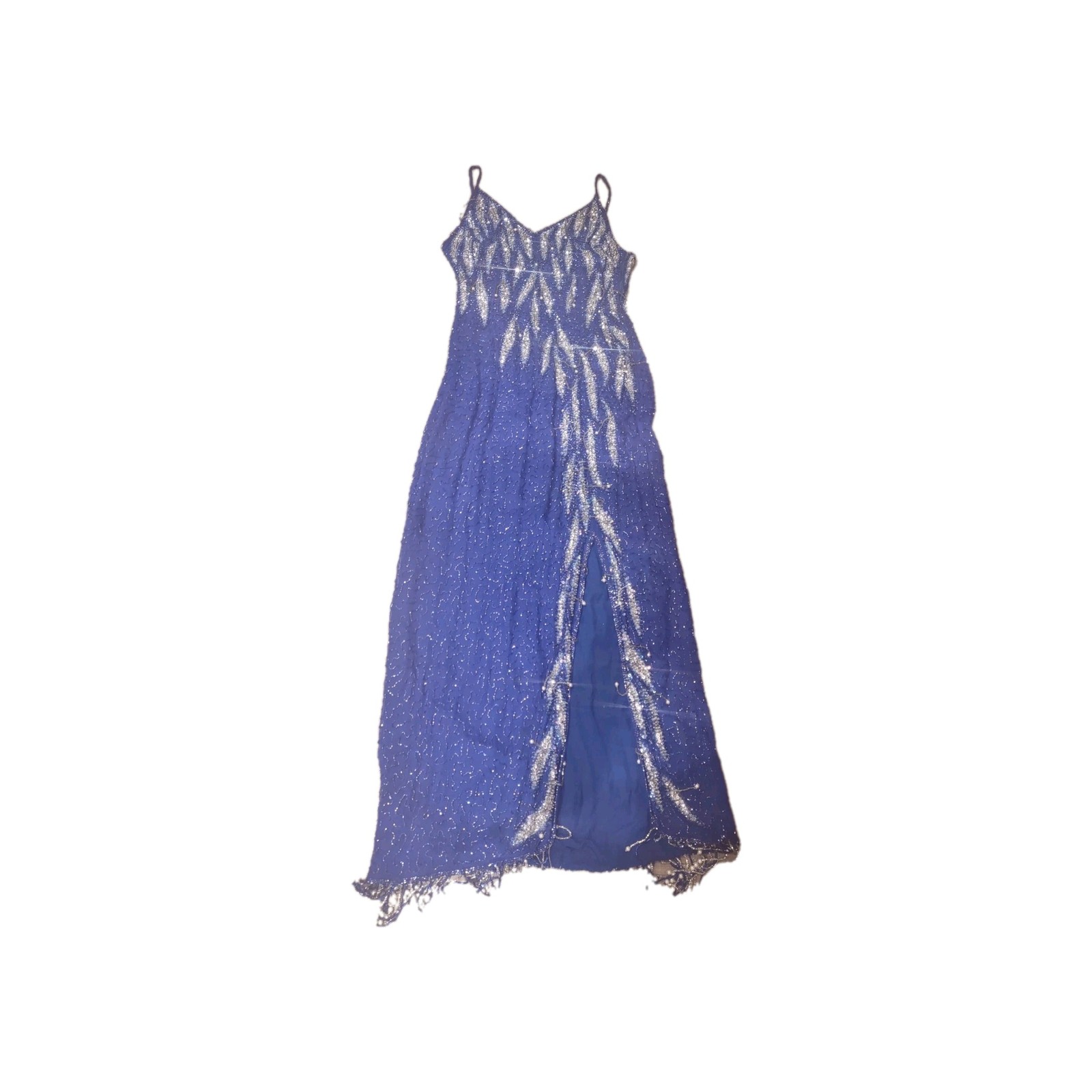 VTG 1980’s 1990’s S & N Fashions Silk Beaded and Sequin cocktail Dress Small